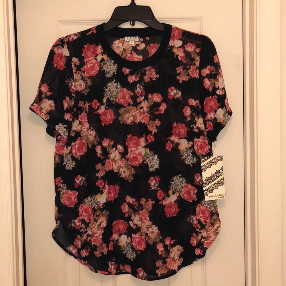 Floral Popover Blouse
